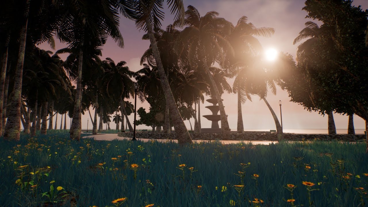 Ad terminal and Fountain animation - Unreal Engine 4