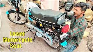 Reducing Motorcycle Seat Height | Lower Motorcycle Seat