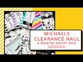Michaels Clearance Haul & New Be Happy Box! | The Happy Planner | MAMBI