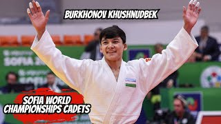 🔴Khushnudbek BURKHONOV | Gold Medalist -55KG | World Championships Cadets 2025
