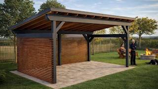 DIY 12x20 Lean to Pavilion Plans