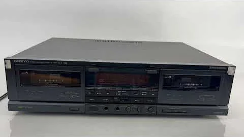 Onkyo TA-RW490 Dual Stereo Cassette Deck Player Recorder - For Parts