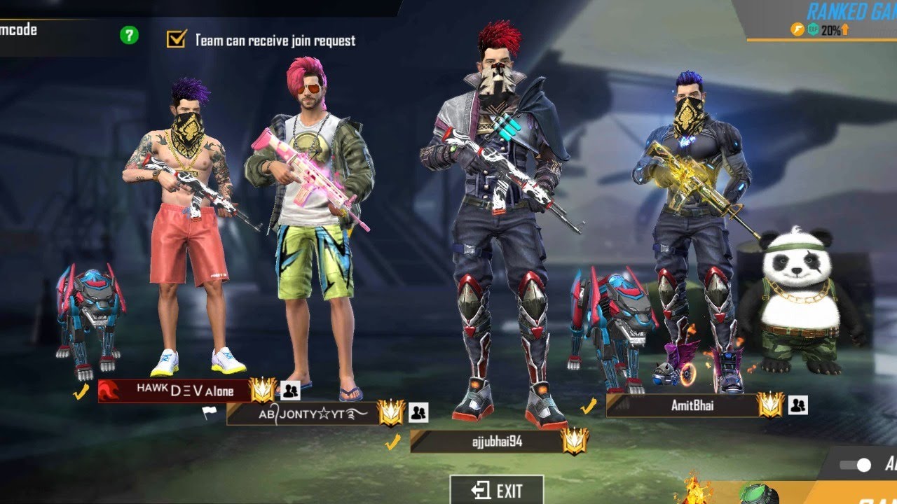 RANKED MATCH SQUAD, Garena Free Fire Live