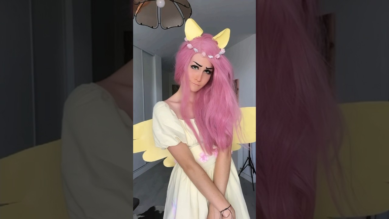 Remake of my Fluttershy Cosplay 🌸 #mlp #cosplay