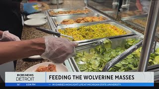 A look into University of Michigan dining hall serving thousands of meals a day