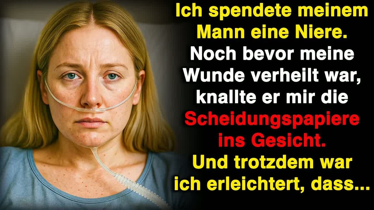 Mein Mann warf mir die Scheidungspapiere aufs Krankenhausbett, während der Geruch der Operation noch an mir hing. „Ich werde deine Niere gut nutzen“, sagte Alexander eiskalt und verließ das...