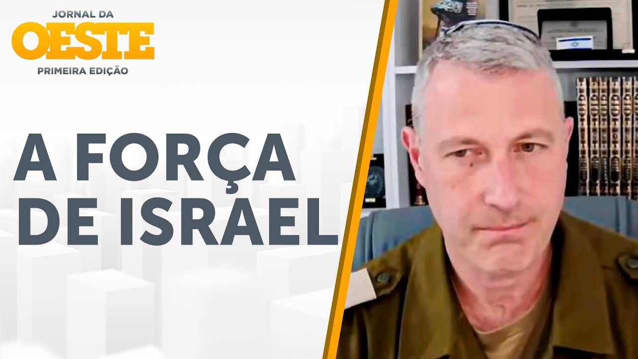 Guerra contra Irã Oeste entrevista porta-voz das forças de Israel Major Rafael Rozenzajn