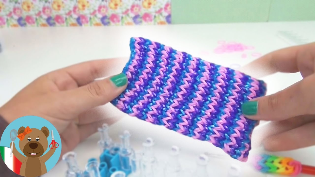 Come realizzare un portacellulare per smartphone con i Loom - Phone Case Tutorial Italiano
