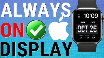 How To Enable/Disable Always On Display On Apple Watch Series 10