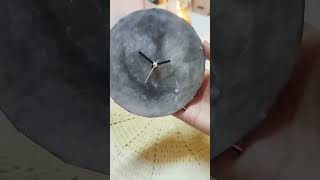 diy table clock ⏰️ #shortfeed #diy