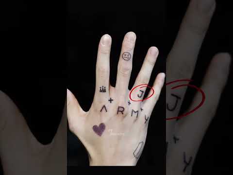 Jungkook Hand Tattoo Meaning Bts Vairal Shorts Bighitoffical