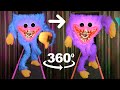 360 video | How I escaped Kissy Missy in Poppy Playtime VR?