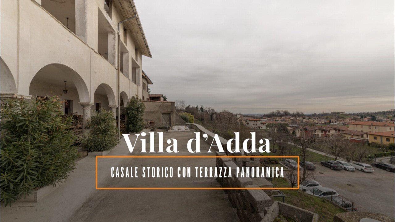 Villa d'Adda | Casale storico con bellissima terrazza panoramica - YouTube