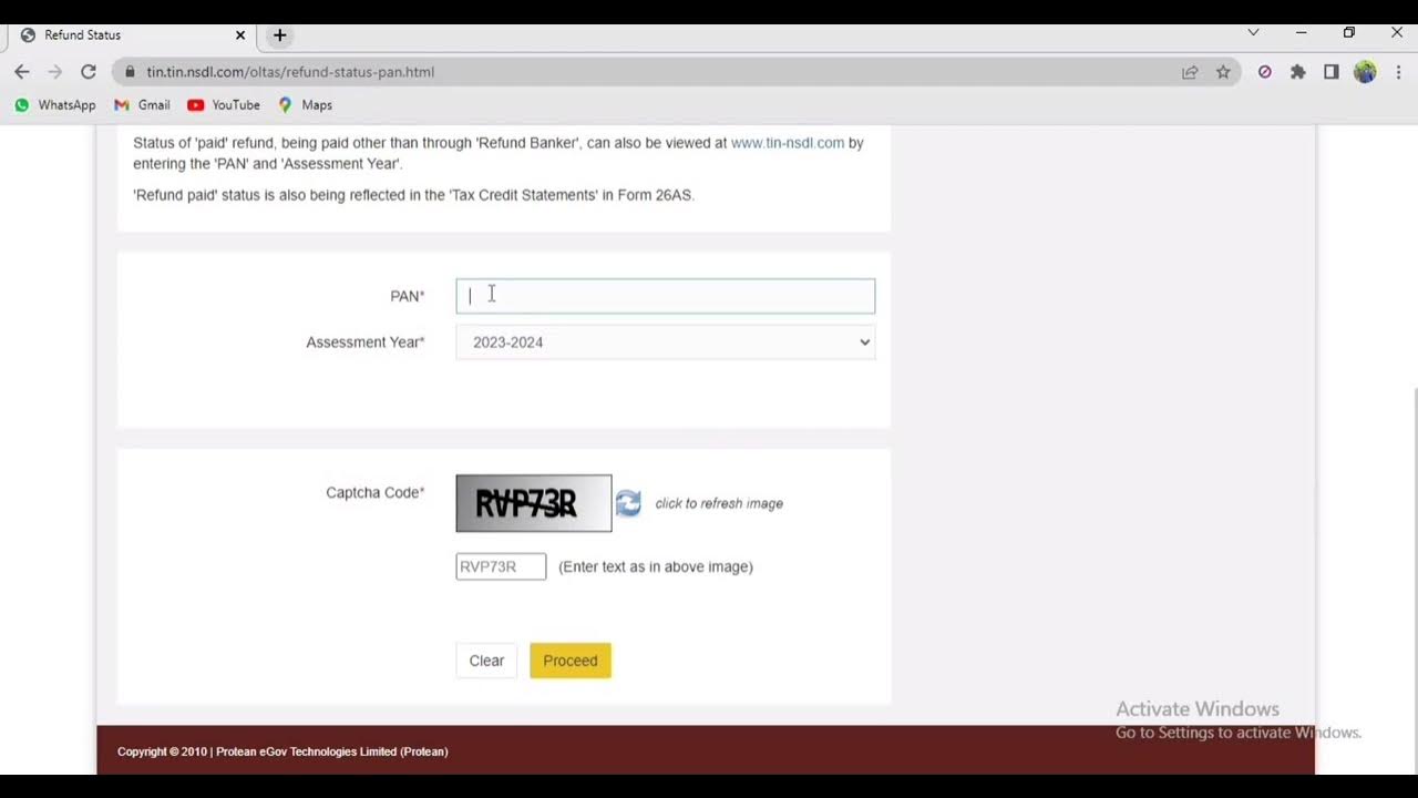 How to Check Refund Status of Tax Refund Status Tax AY