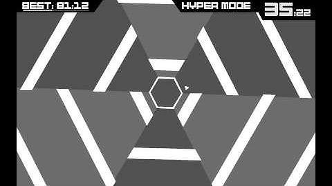 Super Hexagon  (Hexagonest Hyper mode)