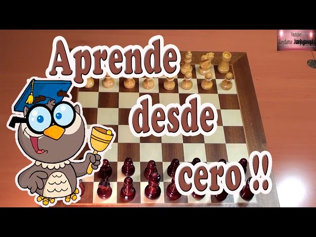 Tutorial de ajedrez. Aprende desde cero completo 