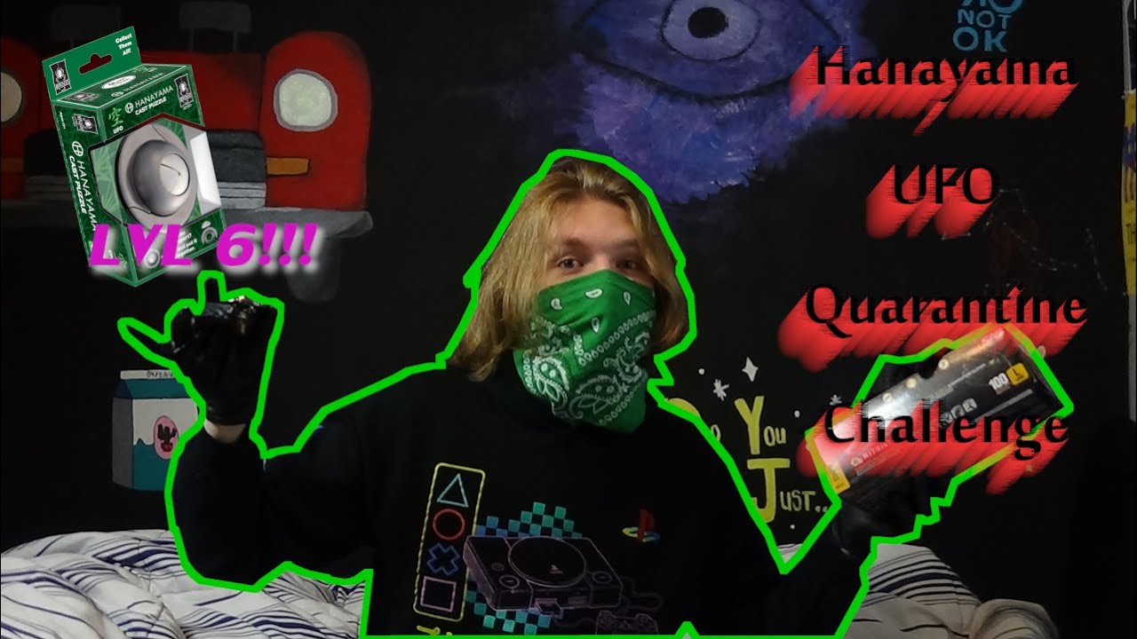 Hanayama UFO Cast Puzzle Quarantine Challenge! Level 6 metal puzzle! (Elijah's Enigmas Episode #4)