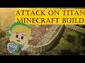Building Attack on Titan in Minecraft - Timelapse