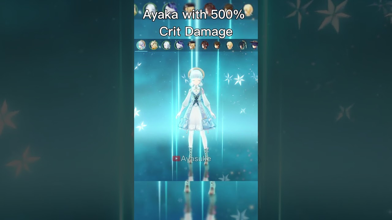 Ayaka With 500% CRIT DAMAGE