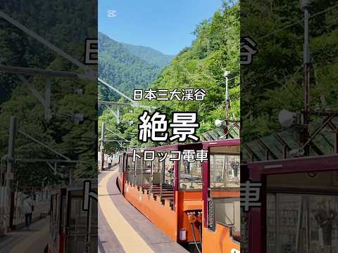 日本三大渓谷を走る絶景トロッコ電車の旅 #絶景スポット #富山旅行 #黒部峡谷