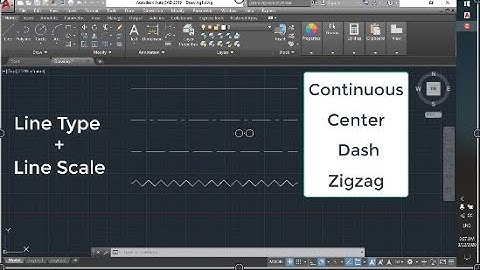 Line Type & Line Scale | AutoCAD 2019