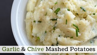 These easy and creamy garlic chive mashed potatoes are perfect for to
serve with just about any meat. they make a quick side dish holiday
...