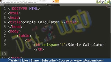 Web Lab Program 1 17CSL77 Write JS Program for a Simple Calculator