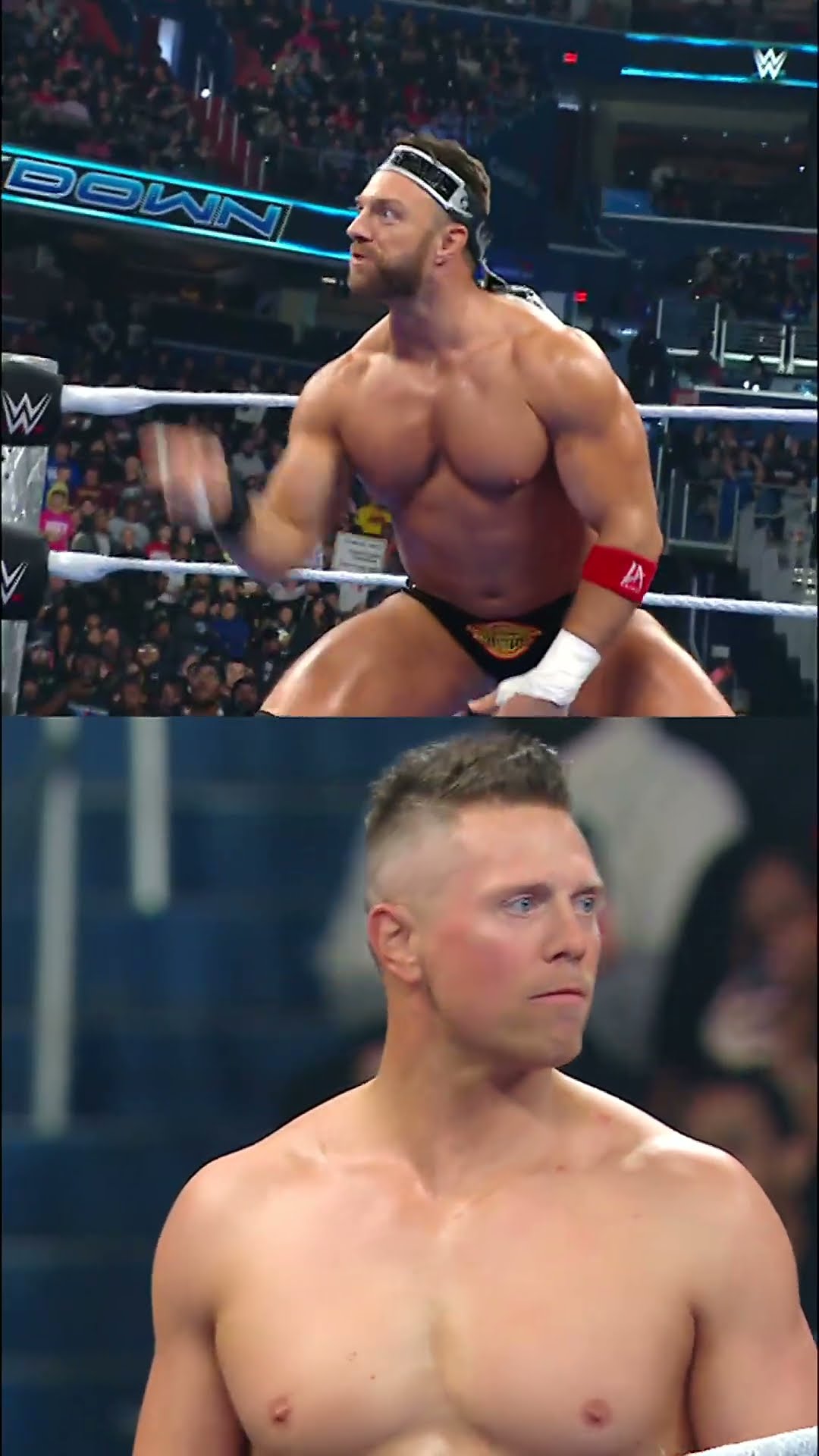 You just know it hurt The Miz to see LA Knight put his headband one ?