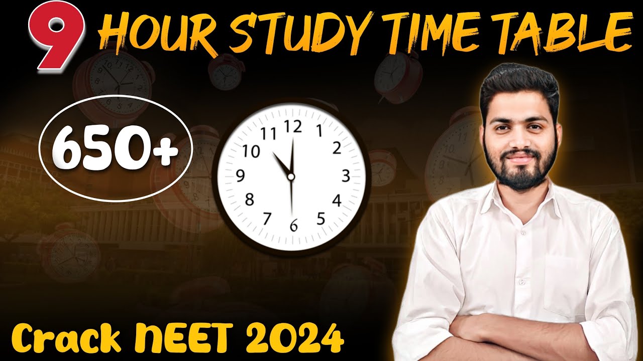 Best Time Table For NEET 2024 Aspirants Study Plan YouTube Best Time Table For NEET 2024 Aspirants Study Plan YouTube