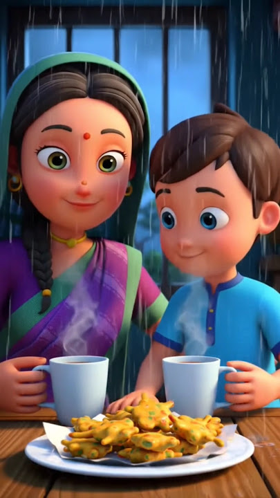💧बारिश चाय और पकौड़े !!Tea Pakode in Rain !!Rainy season🌧️