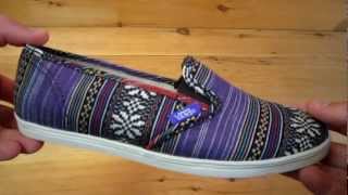Vans Lady's Slip-On Lo Pro Guata Stripe