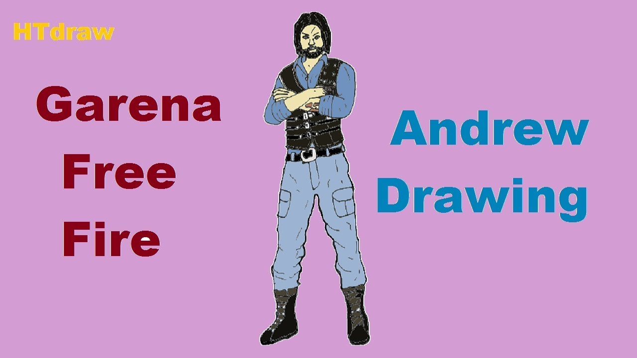 Andrew from Garena free fire drawing | Game Free Fire - YouTube