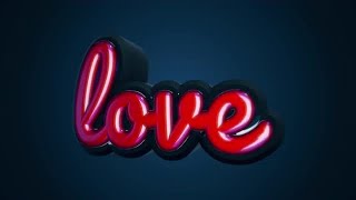 The Word Love Stock Motion Graphics screenshot 5