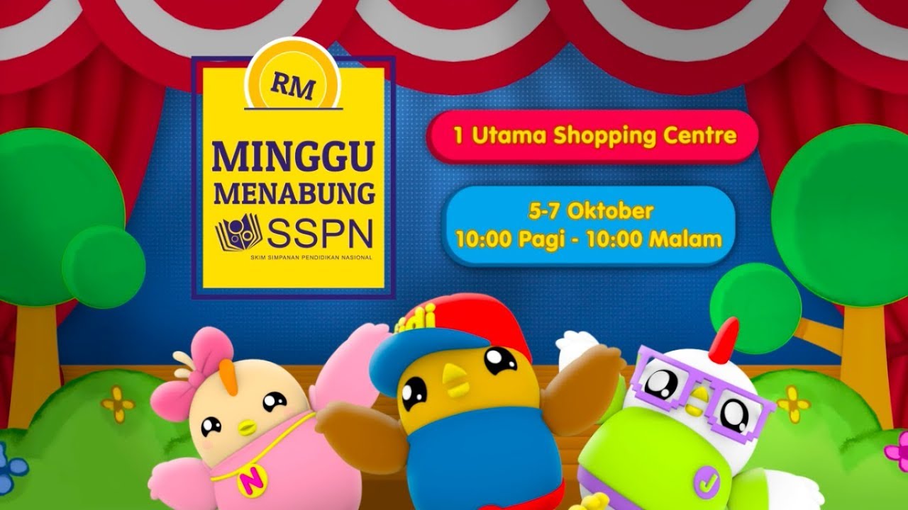 Minggu Menabung SSPN x Didi Friends | 5-7 Oktober 2018