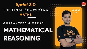 Mathematical Reasoning JEE Mains | Guaranteed Marks in JEE Maths | JEE Main 2020 | JEE Sprint 3.0