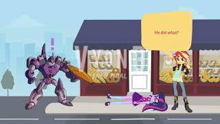 Galvatron Force Twilight Sparkle to hate Optimus Prime and Gets Grounded