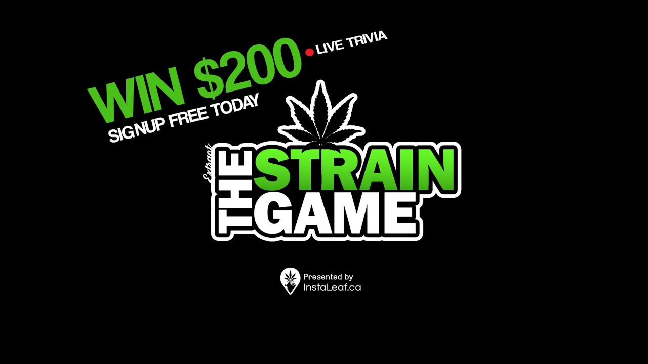 The Strain Game LIVE Canadian Cannabis Trivia Show