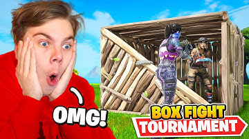 I Hosted a 1v1 BOX FIGHT Tournament for $100 on Fortnite... (PRO