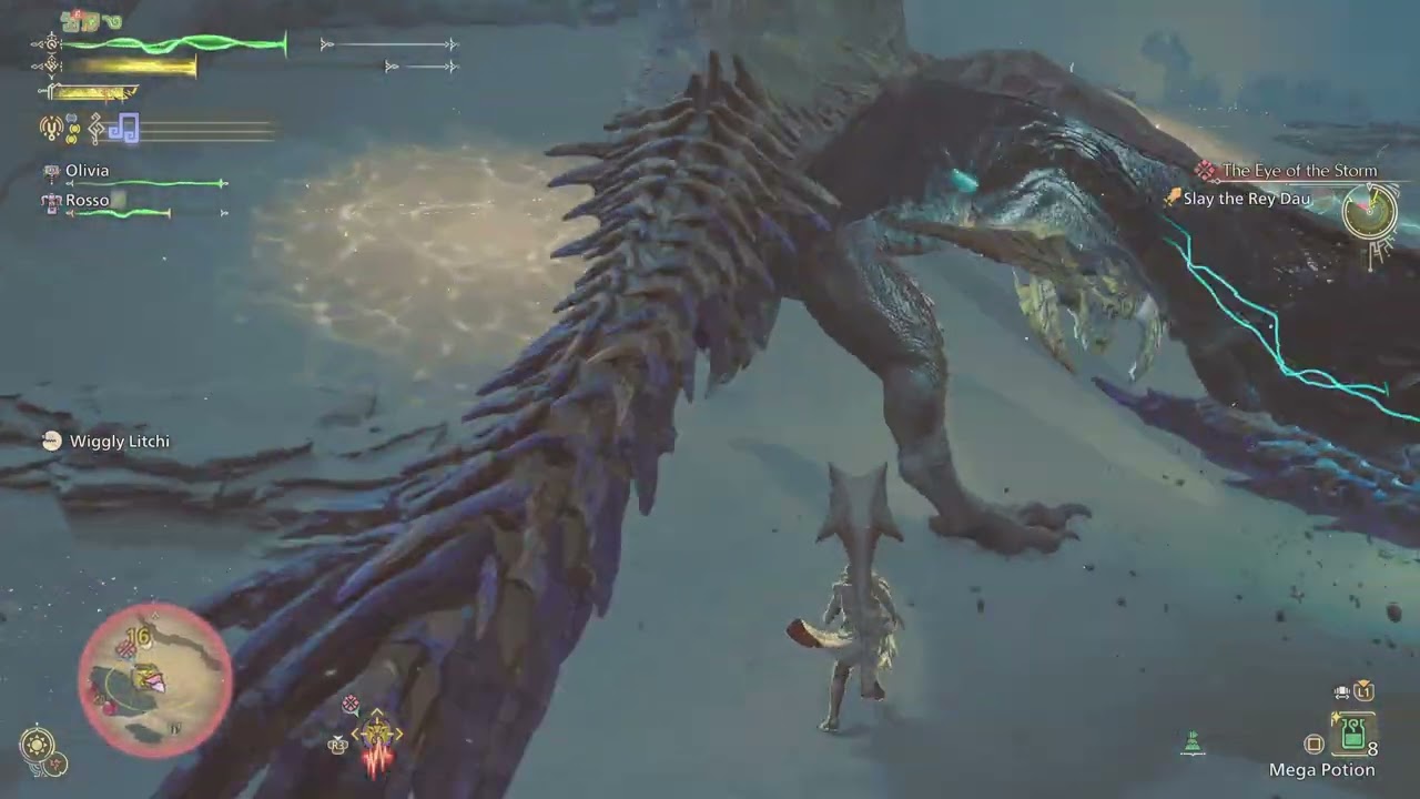 Intense Fight in Monster Hunter Wilds