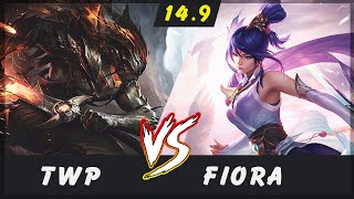 TheWanderingPro - Yasuo vs Fiora TOP Patch 14.9 - Yasuo Gameplay