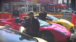 Ferrari test drive in maranello