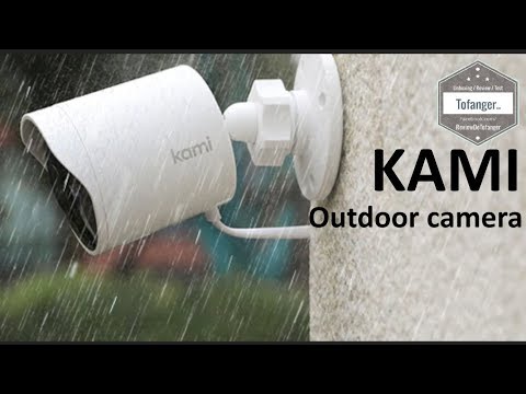 KAMI Outdoor security Camera - Kami 1080P outdoor camera - IP65 - AI with human detection