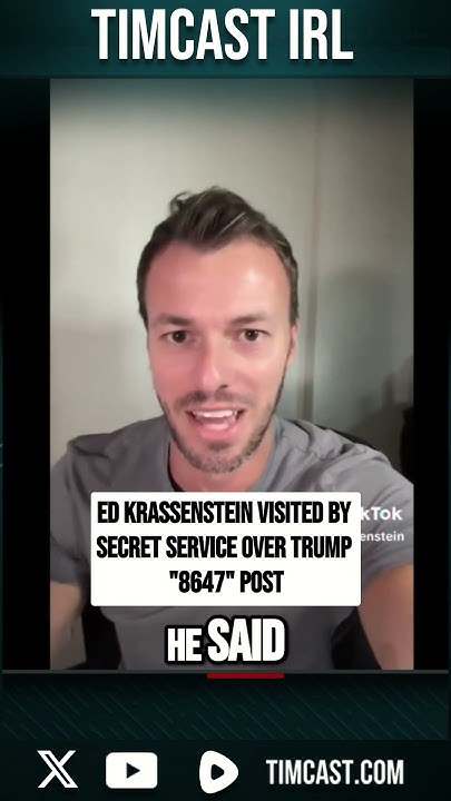 Ed Krassenstein VISITED By Secret Service Over Trump "8647" Post - YouTube