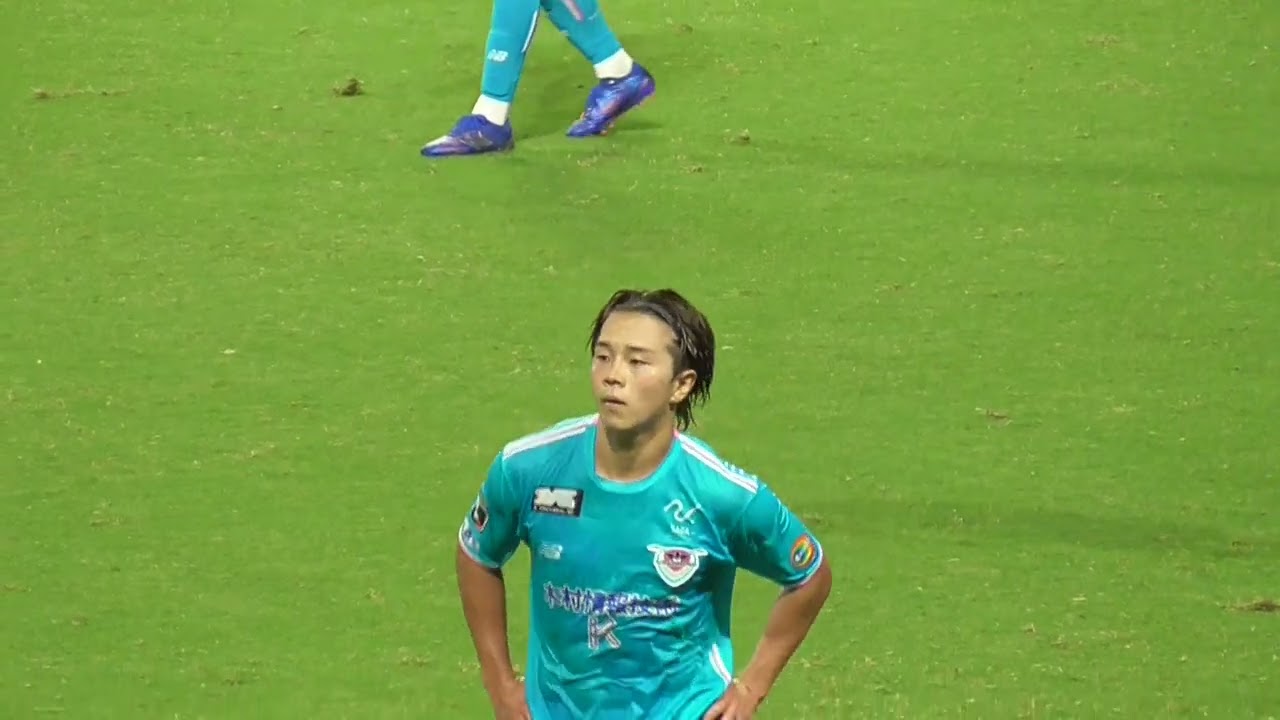 塩浜遼 のヘッドで #サガン鳥栖 1-2 いわきFC - YouTube