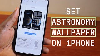 How to Set Astronomy or Earth Wallpaper on iPhone