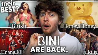 BINI ARE SO BACK! (Blush, Unang Kilig, Honey Honey | Reaction) screenshot 1