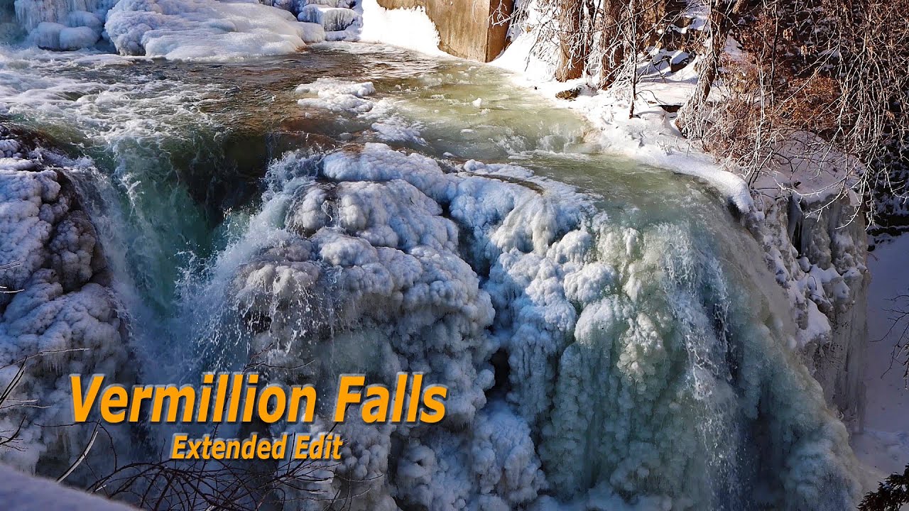 Best sleep waterfall - 10 Hours of Relaxation or Meditation - at Vermillion Falls, Hastings, MN.