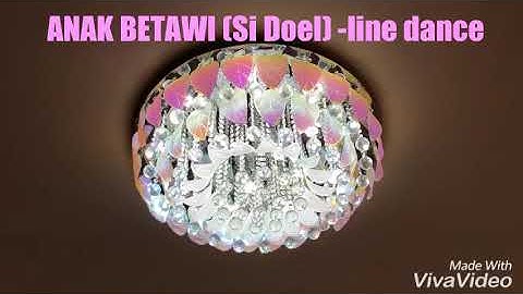 Anak Betawi (si Doel)-line dance performance