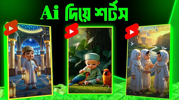 Ai দিয়ে বাচ্চাদের ইসলামিক ভিডিও তৈরি | Ai দিয়ে ইসলামিক শর্ট তৈরি |🔥