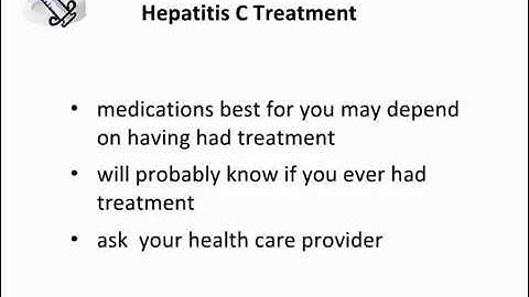 Mini-video: Ever had hepatitis C treatment?